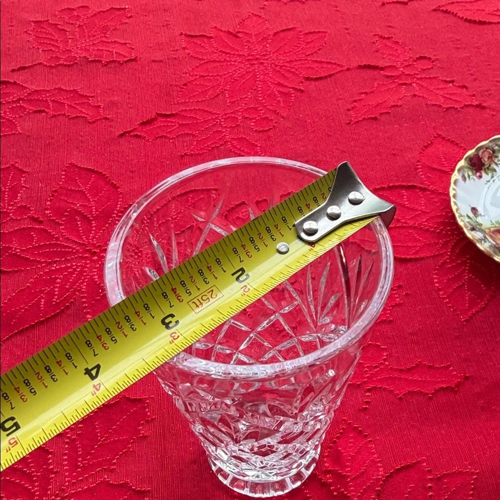 Waterford Crystal Clear Vase 6” stamped